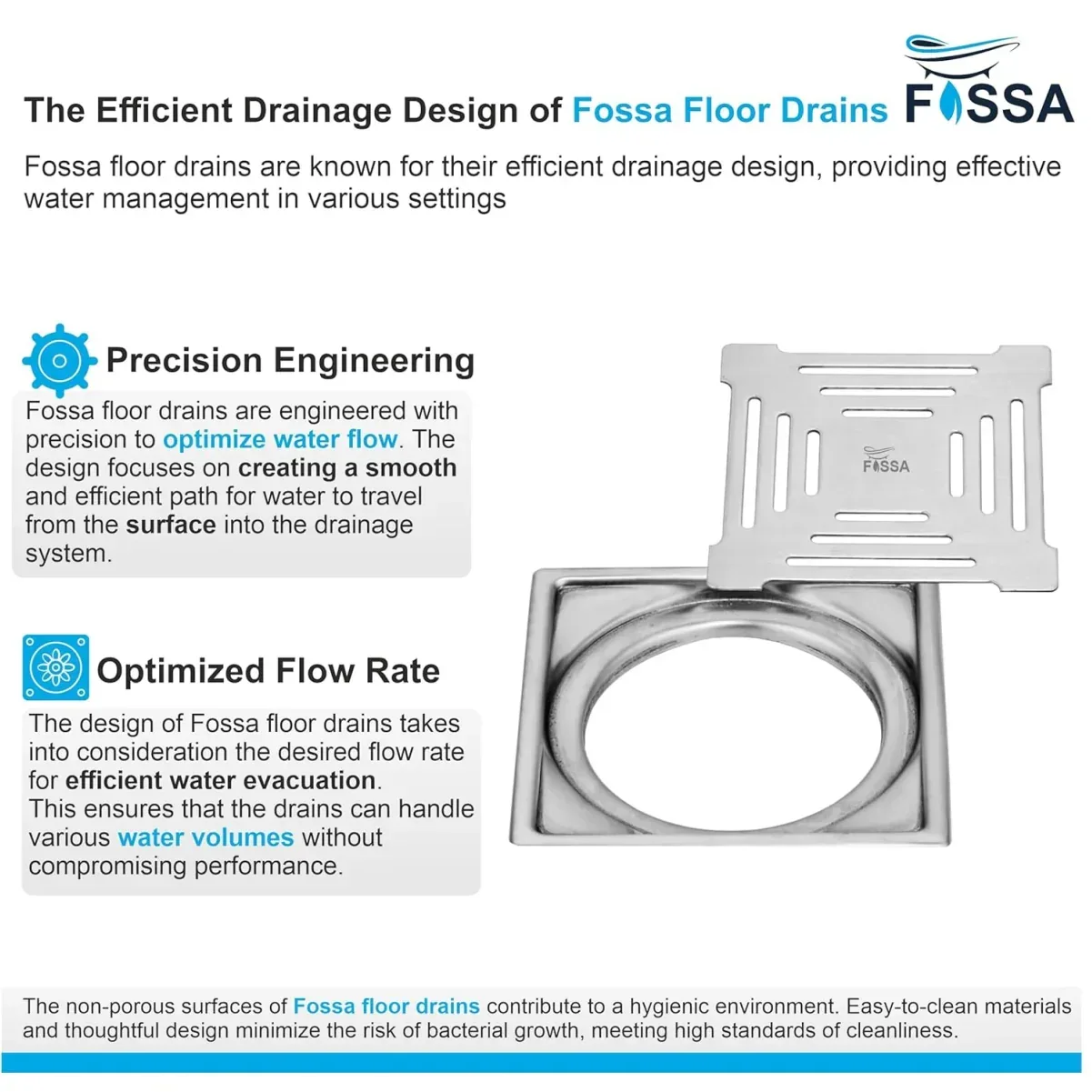 Maze Floor Drain (5 x 5 Inches) Premium Stainlees Steel - Image 4