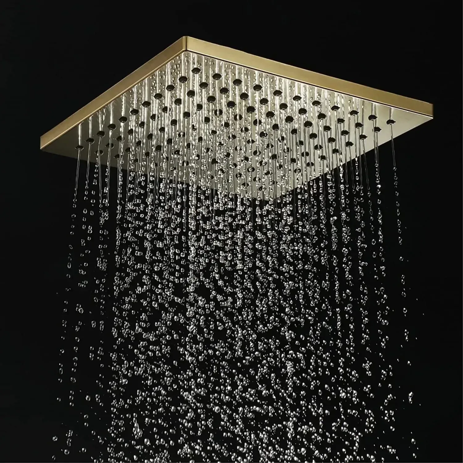 6 Inch Rainfall Overhead Shower Gold 304 Stainless Steel - Image 5