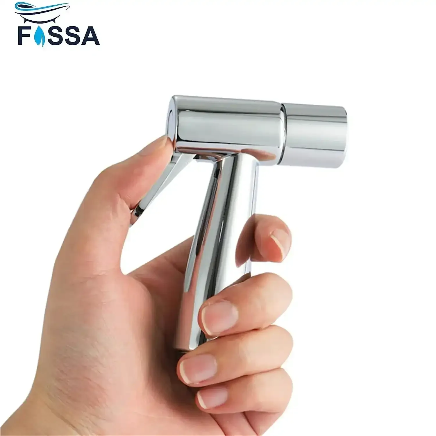 Firo Silver ABS Health Faucet with 1 Meter 304-Grade SS Hose Pipe & Hook - Image 6
