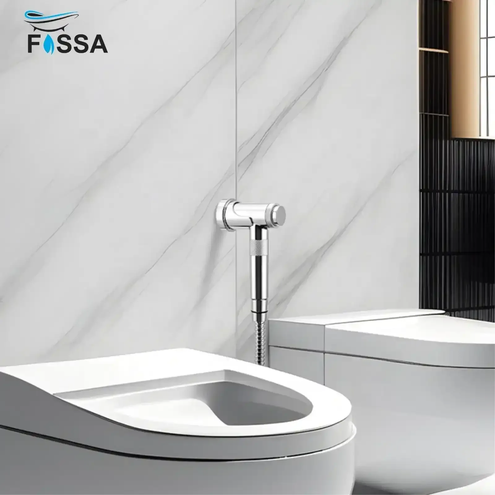 Magneto Silver ABS Health Faucet with 1 Meter 304-Grade SS Hose Pipe & Hook - Image 6