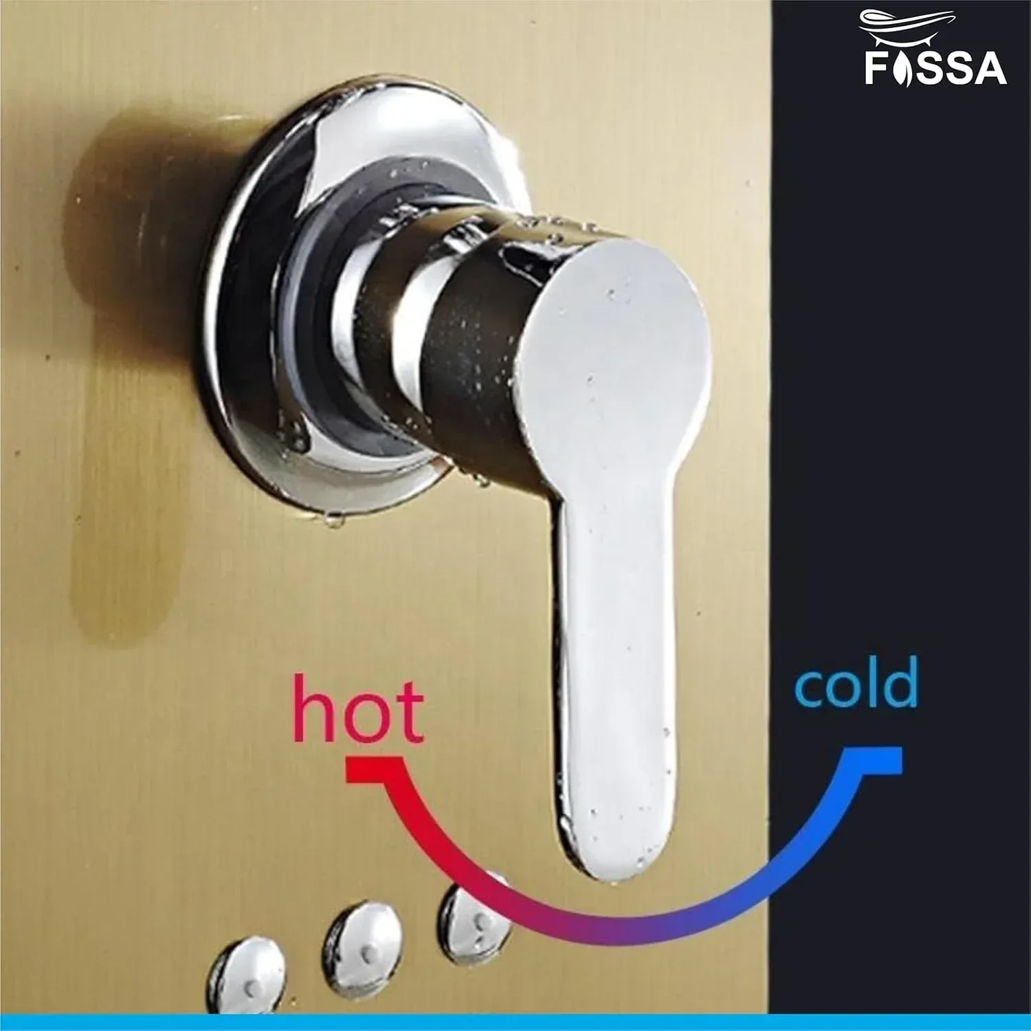 Smart Waterfall Shower Panel Set (Gold) - Image 2
