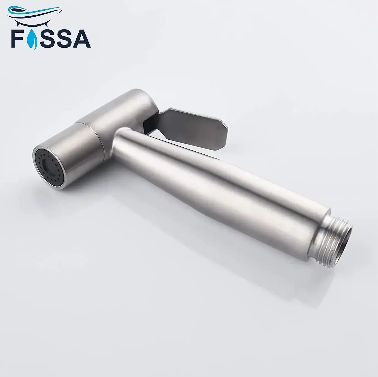 Hand Held Bidet Sprayer Silver ABS Health Faucet with 1 Meter 304-Grade SS Hose Pipe & Hook - Image 7