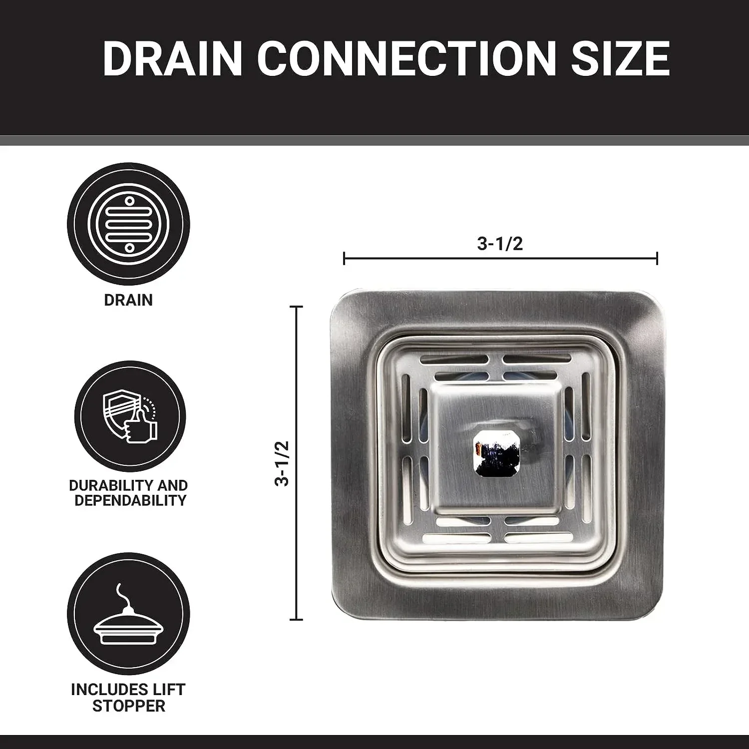 Stainless Steel Waste Coupling For Kitchen Sinks ( Silver ) - Image 5