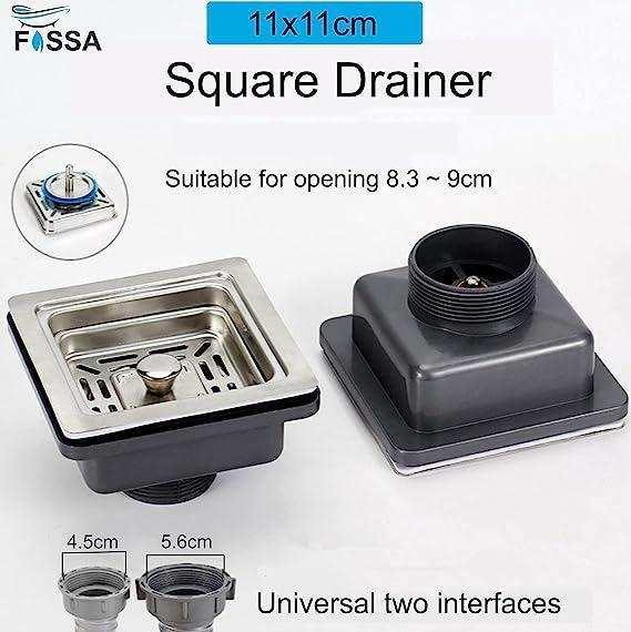 Fossa Stainless Steel Waste Coupling For Kitchen Sinks ( Silver ) - Image 6