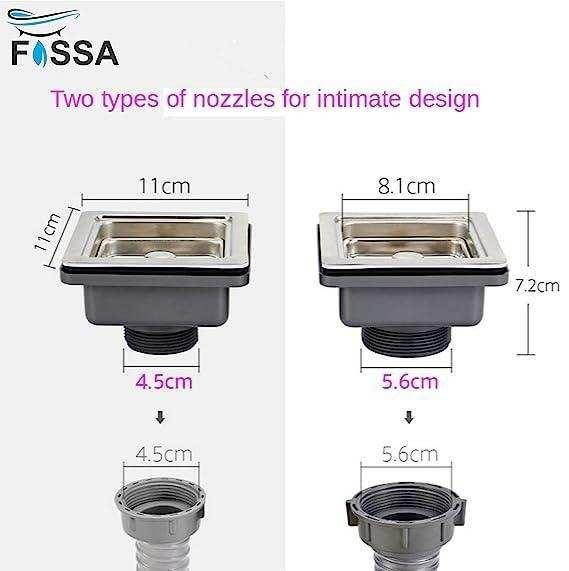 Fossa Stainless Steel Waste Coupling For Kitchen Sinks ( Silver ) - Image 7